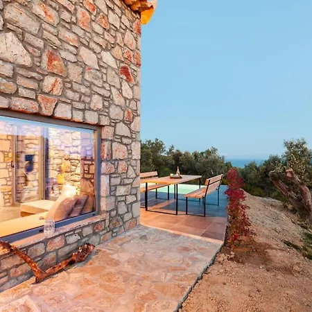 Gerakada Exclusive-Seaview Villa With Private Pool Koroni  Exterior photo